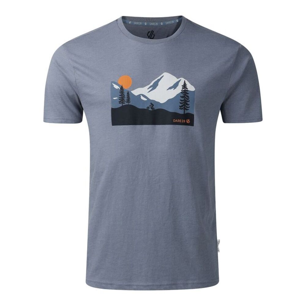 Dare 2B Mens Movement III Mountain Scene T-Shirt / Mercury